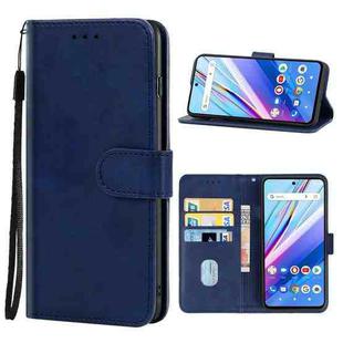 For BLU G91 Pro Leather Phone Case(Blue)