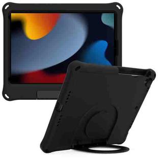 For iPad 10.2 2021 / 2020 / 2019 EVA Handle Holder Tablet Case(Black)