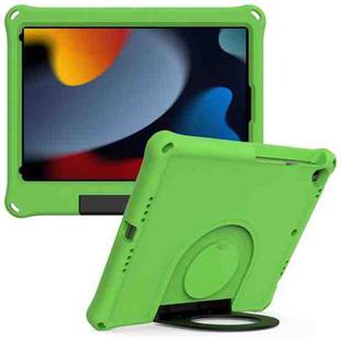 For iPad 10.2 2021 / 2020 / 2019 EVA Handle Holder Tablet Case(Green)