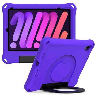 For iPad mini 6 EVA Handle Holder Tablet Case(Purple)