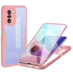 For Xiaomi Redmi K40 Acrylic + TPU 360 Degrees Full Coverage Phone Case(Pink)