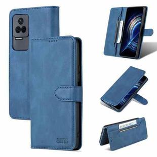 For Xiaomi Redmi K40S AZNS Dream II Skin Feel Horizontal Flip Leather Case(Blue)