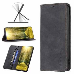 For Sony Xperia 5 III Magnetic RFID Blocking Anti-Theft Leather Phone Case(Black)