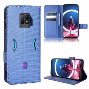 For ZTE nubia Red Magic 7 Pro Diamond Texture Leather Phone Case(Blue)