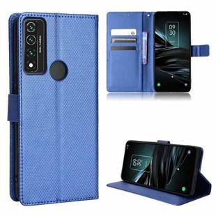 For TCL 4X 5G / T601DL Diamond Texture Leather Phone Case(Blue)