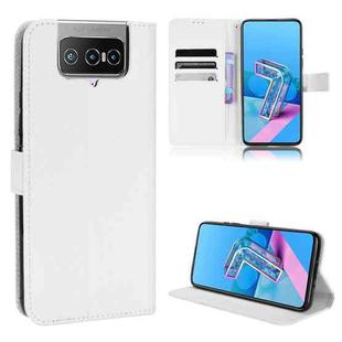 For Asus Zenfone 7 ZS670KS / 7 Pro ZS671KS Diamond Texture Leather Phone Case(White)