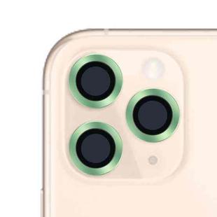 For iPhone 11 Pro / 11 Pro Max CD Texture Metal Lens Tempered Film (Grass Green)
