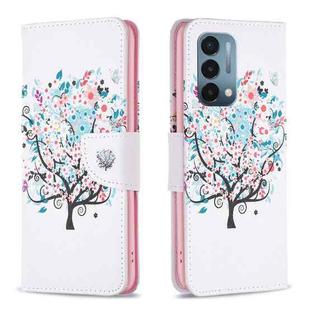 For OnePlus Nord N200 5G Drawing Pattern Leather Phone Case(Tree)