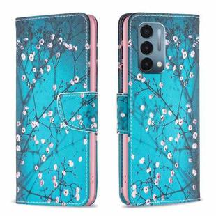 For OnePlus Nord N200 5G Drawing Pattern Leather Phone Case(Plum Blossom)