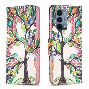 For OnePlus Nord N200 5G Drawing Pattern Leather Phone Case(Tree Life)