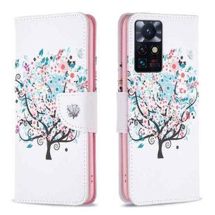 For Infinix Zero X Neo Drawing Pattern Leather Phone Case(Tree)