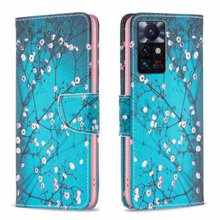 For Infinix Zero X Neo Drawing Pattern Leather Phone Case(Plum Blossom)