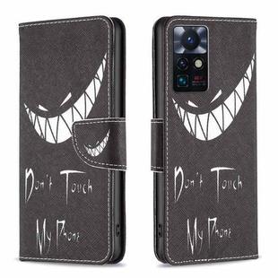 For Infinix Zero X Neo Drawing Pattern Leather Phone Case(Smirk)