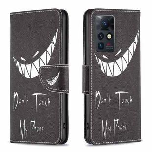 For Infinix Zero X / X Pro Drawing Pattern Leather Phone Case(Smirk)