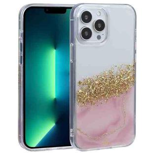 For iPhone 13 Pro Max DFANS DESIGN Dual-color Starlight Shining Phone Case (Pink)