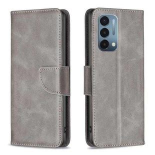 For OnePlus Nord N200 5G Lambskin Texture Leather Phone Case(Grey)
