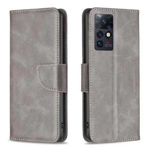 For Infinix Zero X / X Pro Lambskin Texture Leather Phone Case(Grey)