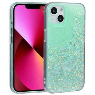 For iPhone 13 DFANS DESIGN Snowflake Starlight Shining Phone Case(Green)
