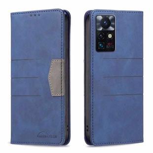 For Infinix Zero X Neo Magnetic Splicing Leather Phone Case(Blue)