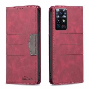 For Infinix Zero X Neo Magnetic Splicing Leather Phone Case(Red)