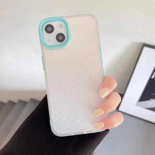 For iPhone 13 Laser Pearlescent Glitter Phone Case(Light Blue)