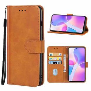 For Honor X30i Leather Phone Case(Brown)