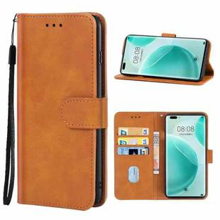 For Huawei nova 8 Pro Leather Phone Case(Brown)