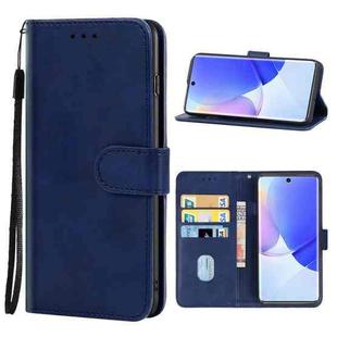 For Huawei nova 9 Leather Phone Case(Blue)