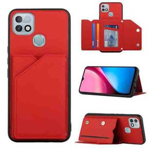 For Infinix Hot 10i / Smart 5 Pro Skin Feel PU + TPU + PC Phone Case(Red)