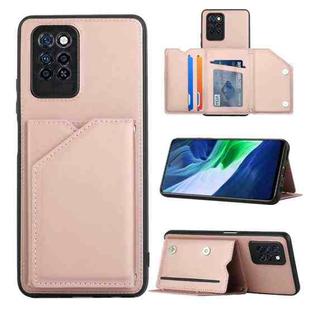 For Infinix Note 10 Pro Skin Feel PU + TPU + PC Phone Case(Rose Gold)