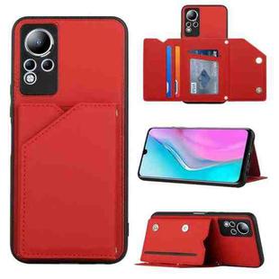 For Infinix Note 11 Skin Feel PU + TPU + PC Phone Case(Red)