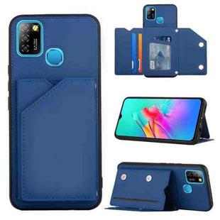 For Infinix Smart 5 / Hot 10 Lite Skin Feel PU + TPU + PC Phone Case(Blue)