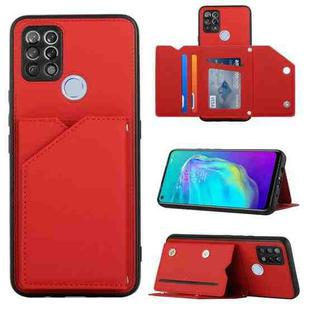 For Tecno Pova Skin Feel PU + TPU + PC Phone Case(Red)