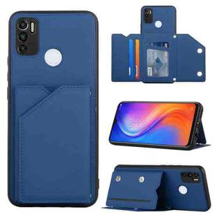 For Tecno Spark 5 Air / 6 Air Skin Feel PU + TPU + PC Phone Case(Blue)