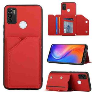 For Tecno Spark 5 Air / 6 Air Skin Feel PU + TPU + PC Phone Case(Red)