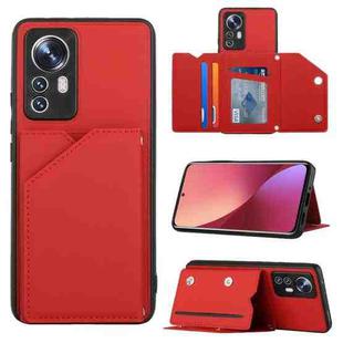 For Xiaomi 12 Pro Skin Feel PU + TPU + PC Phone Case(Red)