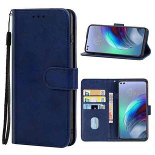 For Motorola Moto Edge S / G100 Leather Phone Case(Blue)