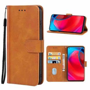 For Motorola Moto G Stylus 5G Leather Phone Case(Brown)