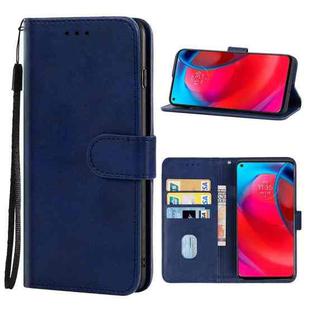 For Motorola Moto G Stylus 5G Leather Phone Case(Blue)