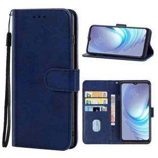 For Motorola Moto G50 4G Leather Phone Case(Blue)