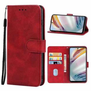 For Motorola Moto G60 / G40 Fusion Leather Phone Case(Red)