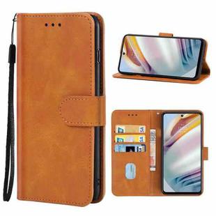 For Motorola Moto G60 / G40 Fusion Leather Phone Case(Brown)