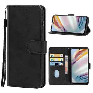 For Motorola Moto G60 / G40 Fusion Leather Phone Case(Black)