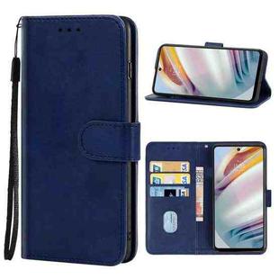 For Motorola Moto G60 / G40 Fusion Leather Phone Case(Blue)