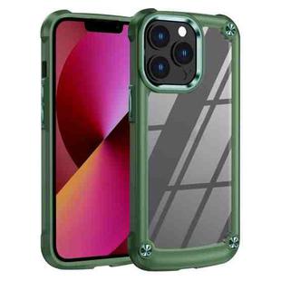 For iPhone 13 Pro TPU + PC Lens Protection Phone Case (Green)