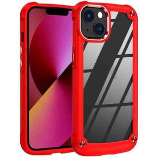 For iPhone 11 Pro Max TPU + PC Lens Protection Phone Case (Red)