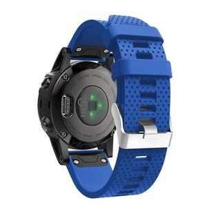 For Garmin Fenix 5S Silicone Watch Band(Sapphire)