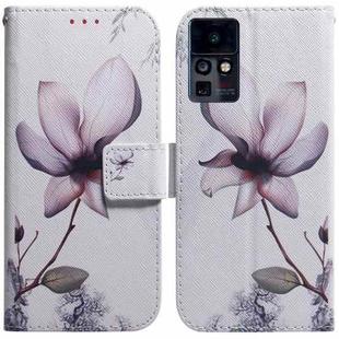 For Infinix Zero X Neo X6810 Coloured Drawing Leather Phone Case(Magnolia Flower)