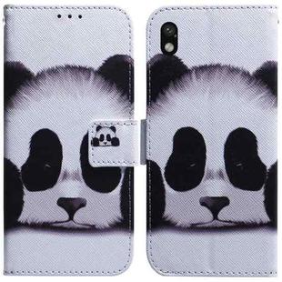 For Sony Xperia Ace III Coloured Drawing Leather Phone Case(Panda)