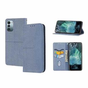 For Nokia G21 / G11 Woven Texture Stitching Magnetic PU Leather Phone Case(Grey)